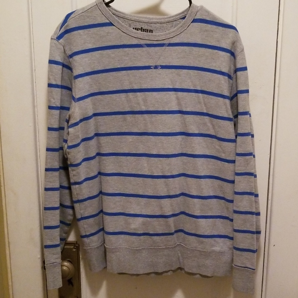 Striped Long-Sleeve Sweatshirt (unisex)